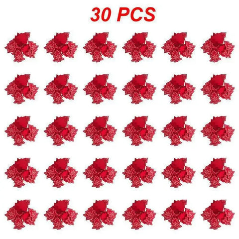 10/20/30Pcs Wooden Chirstmas Tree Hanging Decoration Christmas Ornaments Snow Elk Pendants Home Party New Year Gift Decor