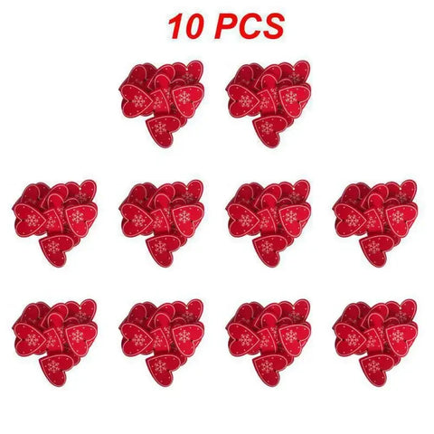 10/20/30Pcs Wooden Chirstmas Tree Hanging Decoration Christmas Ornaments Snow Elk Pendants Home Party New Year Gift Decor