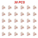 10/20/30Pcs Wooden Chirstmas Tree Hanging Decoration Christmas Ornaments Snow Elk Pendants Home Party New Year Gift Decor