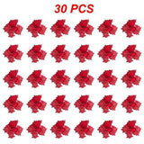 10/20/30Pcs Wooden Chirstmas Tree Hanging Decoration Christmas Ornaments Snow Elk Pendants Home Party New Year Gift Decor