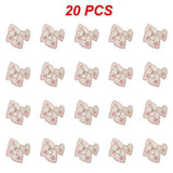 10/20/30Pcs Wooden Chirstmas Tree Hanging Decoration Christmas Ornaments Snow Elk Pendants Home Party New Year Gift Decor