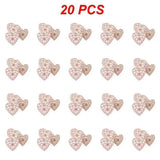 10/20/30Pcs Wooden Chirstmas Tree Hanging Decoration Christmas Ornaments Snow Elk Pendants Home Party New Year Gift Decor