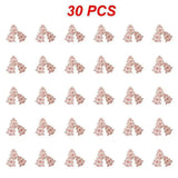 10/20/30Pcs Wooden Chirstmas Tree Hanging Decoration Christmas Ornaments Snow Elk Pendants Home Party New Year Gift Decor