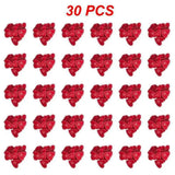 10/20/30Pcs Wooden Chirstmas Tree Hanging Decoration Christmas Ornaments Snow Elk Pendants Home Party New Year Gift Decor