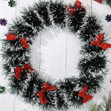 1/3sets 2M Christmas Snowflake Tinsel Garland Xmas Tree Hanging Decoration，for Christmas Themed Party DIY Decoration Supplies