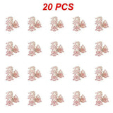 10/20/30Pcs Wooden Chirstmas Tree Hanging Decoration Christmas Ornaments Snow Elk Pendants Home Party New Year Gift Decor