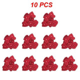 10/20/30Pcs Wooden Chirstmas Tree Hanging Decoration Christmas Ornaments Snow Elk Pendants Home Party New Year Gift Decor