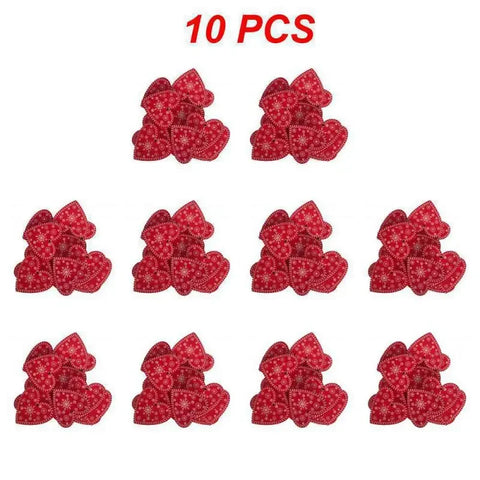 10/20/30Pcs Wooden Chirstmas Tree Hanging Decoration Christmas Ornaments Snow Elk Pendants Home Party New Year Gift Decor