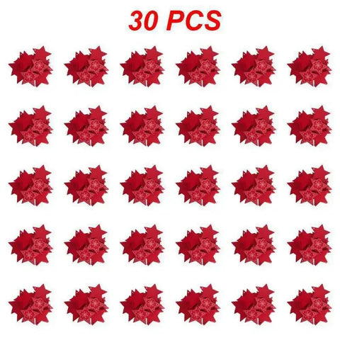 10/20/30Pcs Wooden Chirstmas Tree Hanging Decoration Christmas Ornaments Snow Elk Pendants Home Party New Year Gift Decor