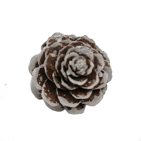 LUSQI 20PC Natural Snowflake Pinecones Christmas Tree Decorations Scene Arrangement Atmosphere Decorations Props