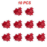 10/20/30Pcs Wooden Chirstmas Tree Hanging Decoration Christmas Ornaments Snow Elk Pendants Home Party New Year Gift Decor